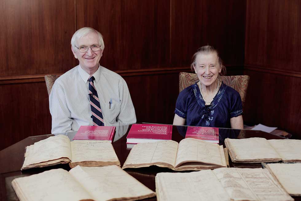 Photo of cyphering book from the collection of Nerida Ellerton and Ken Clements